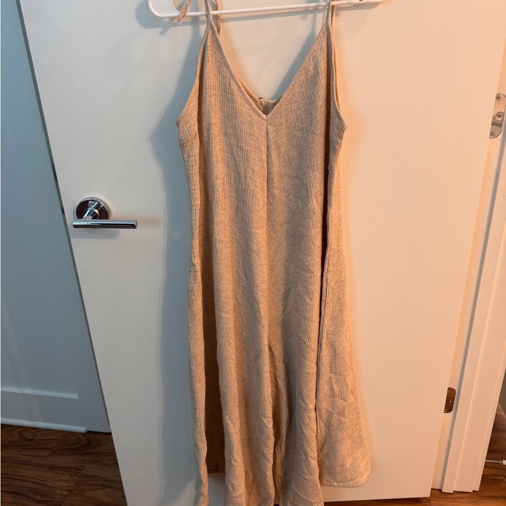 Elegant Cream Wide Leg Jumpsuit